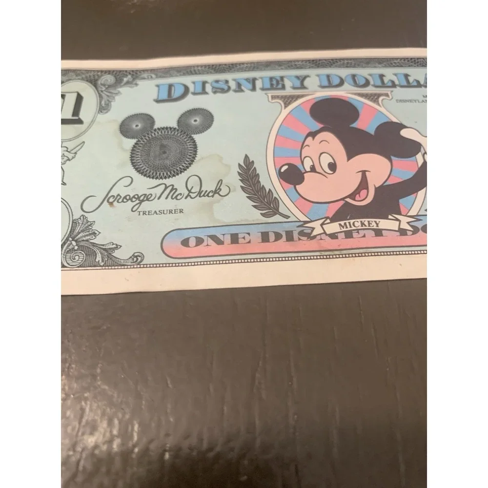 1990 Disney Dollar Micky Mickey Mouse